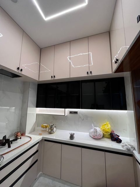 Modular kitchen design by Nikhila