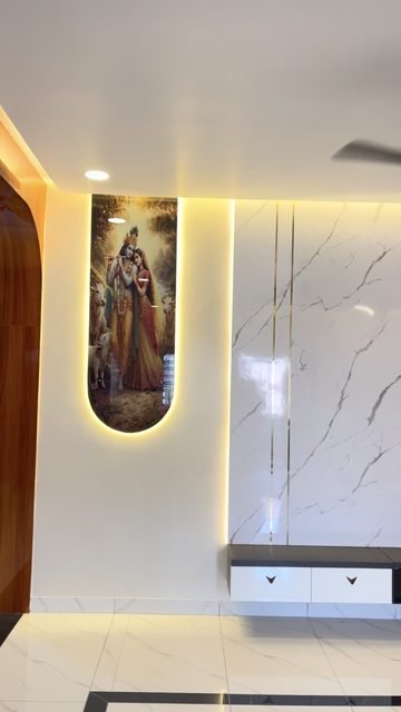 Pooja unit design by Nikhila